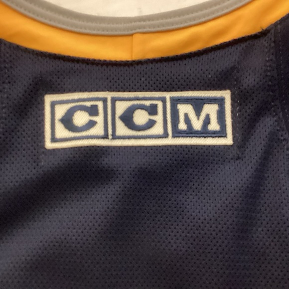 CCM Buffalo Sabers Blue And Gold Jersey size XL made in Canada - Picture 4 of 10